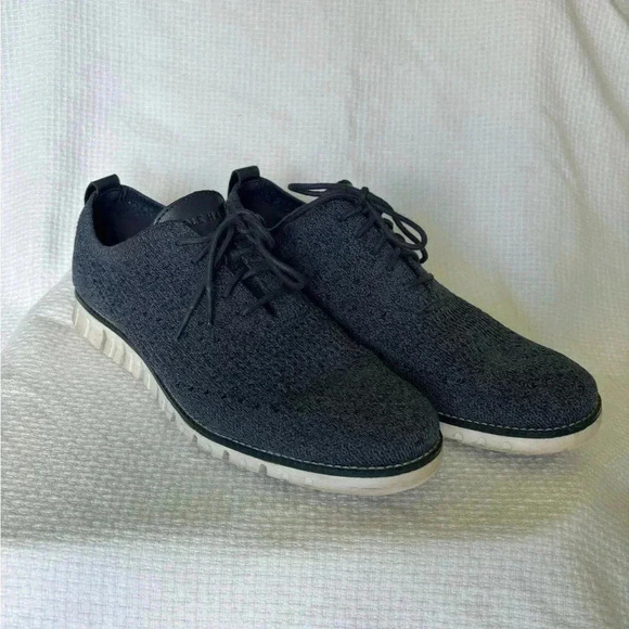 Cole Haan Other - Cole Haan Shoe Mens 10 ZeroGrand Stitchlite Oxford Knit Navy Blue C32120